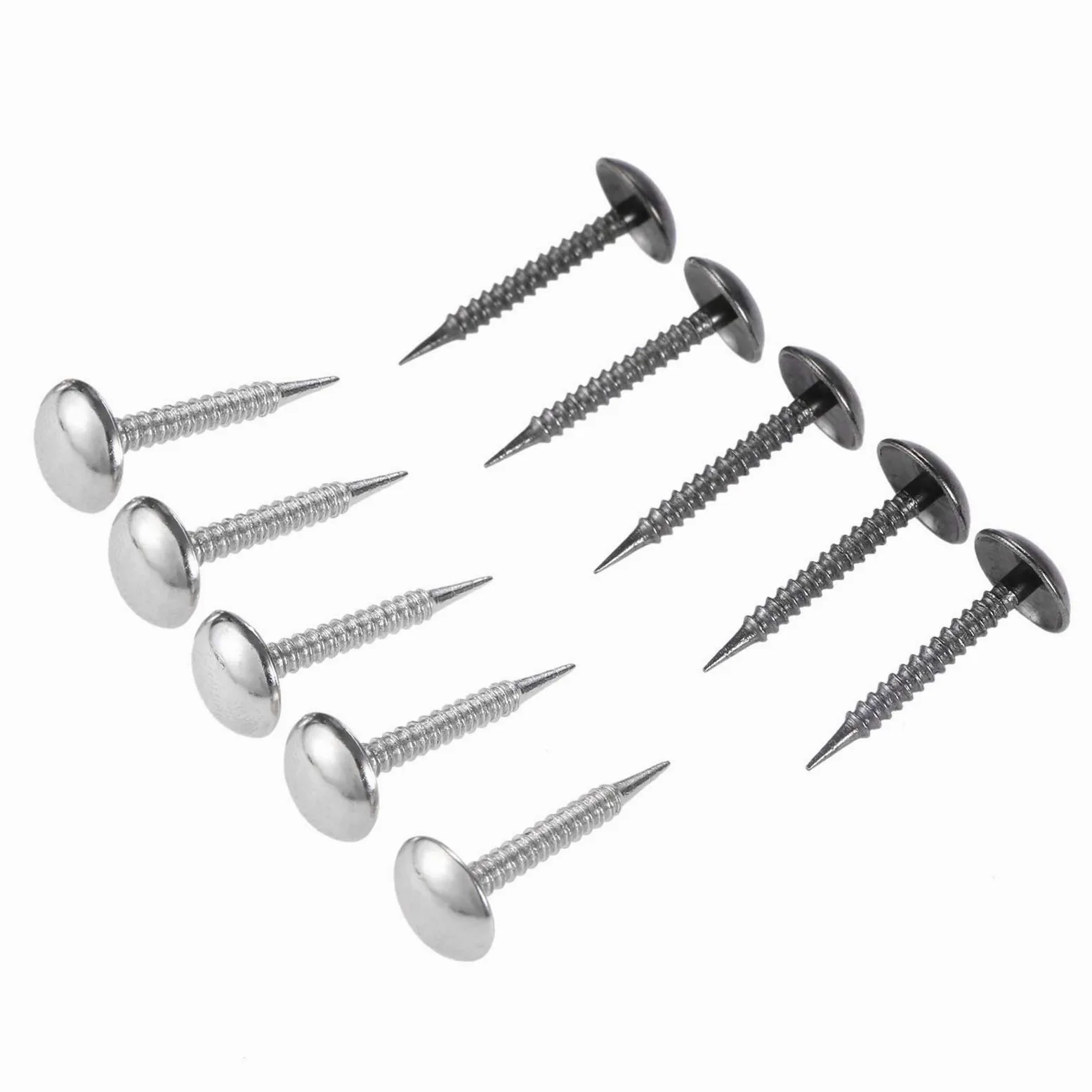 Gwoździe tapicerskie, gwoździe dywanowe 50 szt. 820 mm srebrne/czarne gwoździe tapicerskie biżuteria drewniane pudełko drzwi sofa meble dekoracje szpilki szpilki szpilki gwoździe do drzwi zapięcia