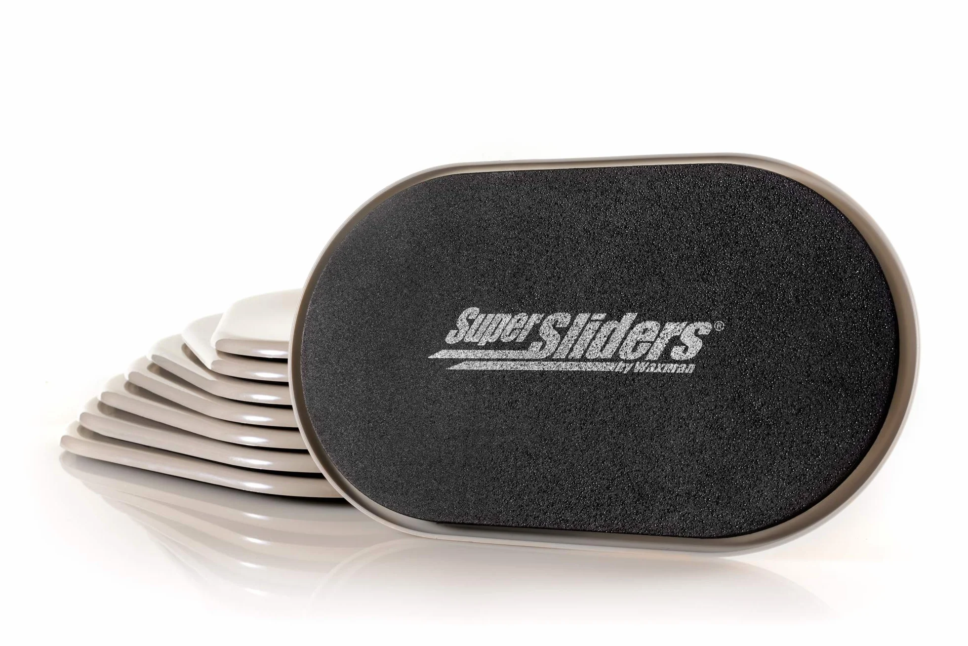 Super Sliders 4716595N Zestaw 8 ciężkich przeniesień mebli XL wielokrotnego użytku do dywanów, beżowe