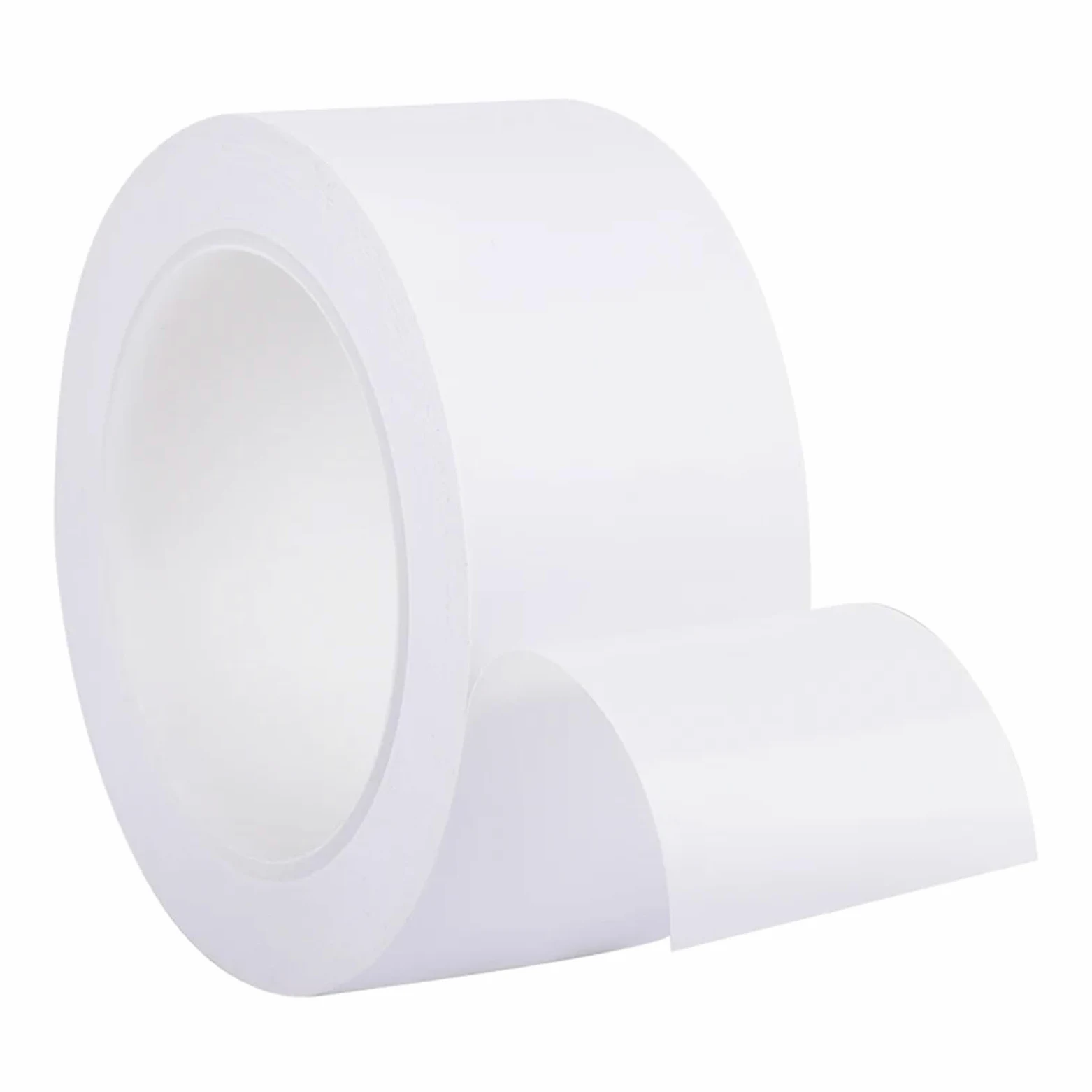 Taśma ostrzegawcza żółta, Zestaw 2 wielokolorowych taśm ostrzegawczych z PVC do stopni podłogowych sali gimnastycznej w wielu rozmiarach(White,17M-0.15MM-20MM)