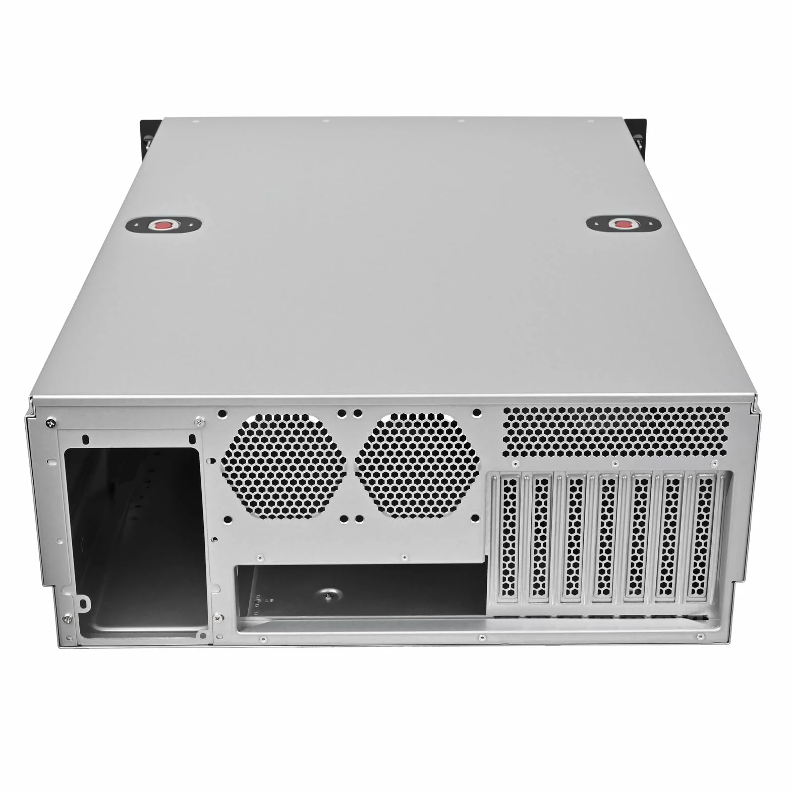 SilverStone Technology SST-RM43-324-RS, obudowa do montażu w rackmount 4U z 24 kieszeniami na 2,5-calowe dyski twardych/3,5-calowe/SSD z interfejsem Mini -SAS-HD-SFF-8643-12 Gb/s
