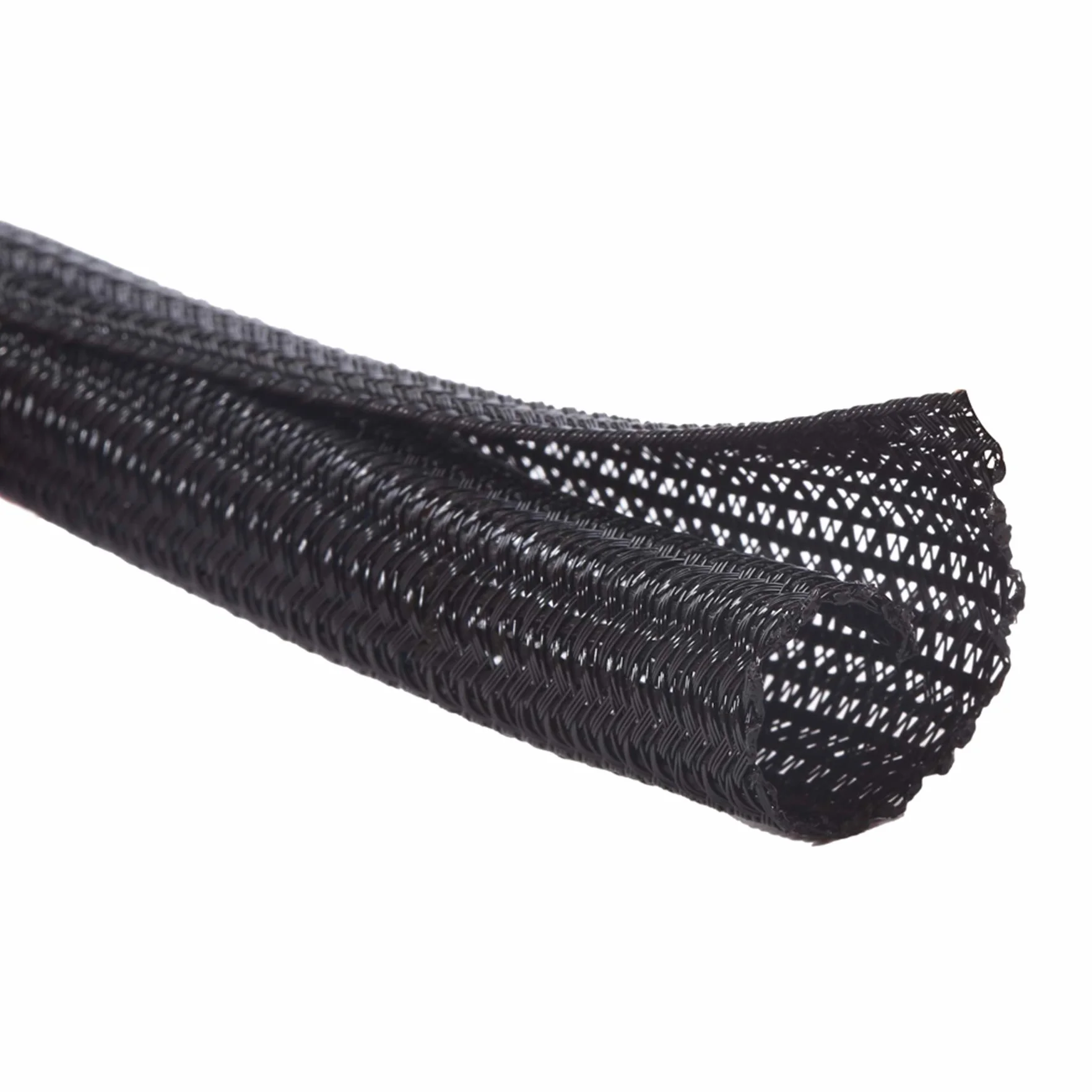 Alex Tech Ochraniacz przewodu 3 m - 3,2 mm, osłona kablowa, tuleja kablowa, dzielona osłona na kabel USB, kabel zasilający, kabel audio-wideo, chroni kota przed żuciem kabli, kolor czarny