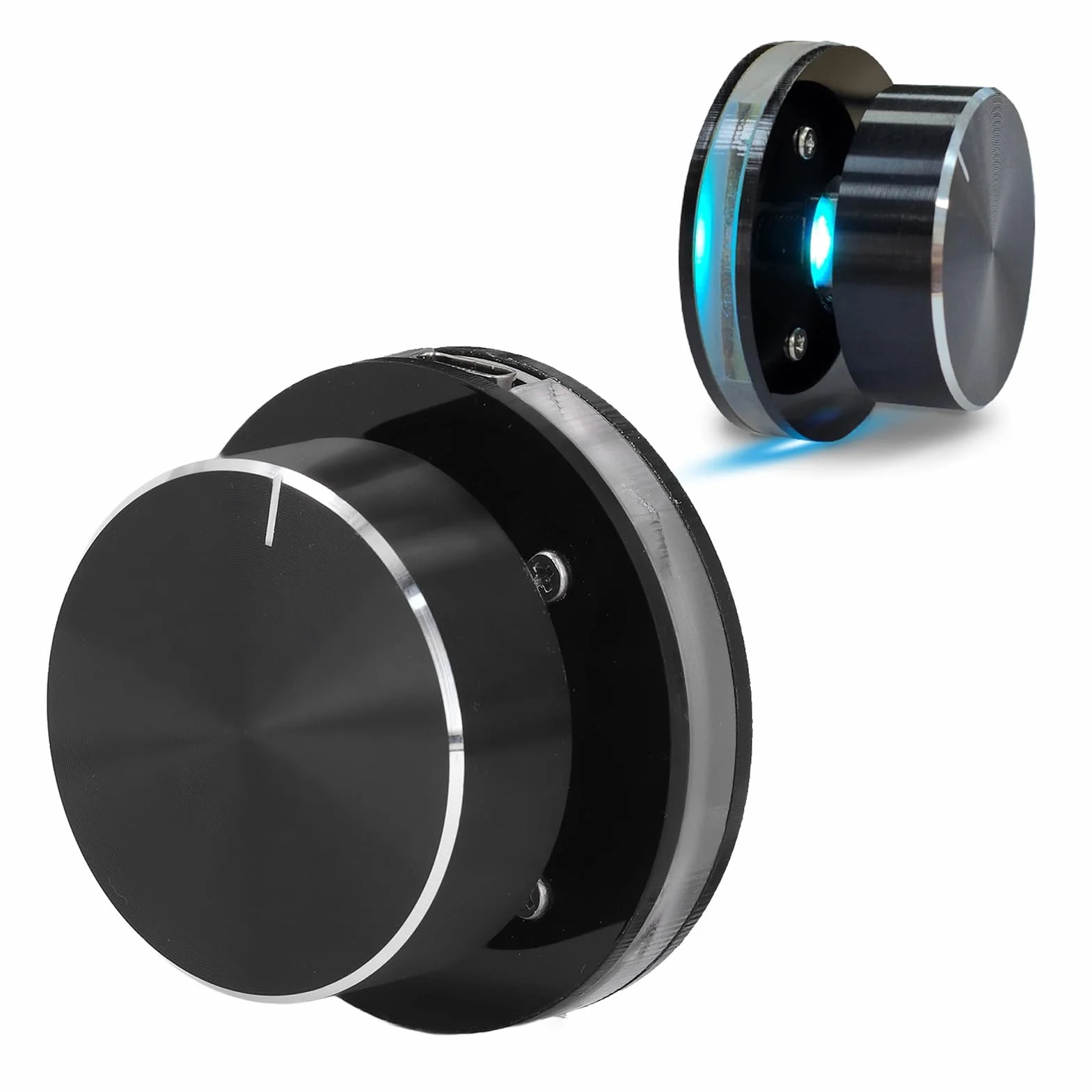 Kontroler Multimediów Pokrętło Głośności USB C z RGB dla PC Android