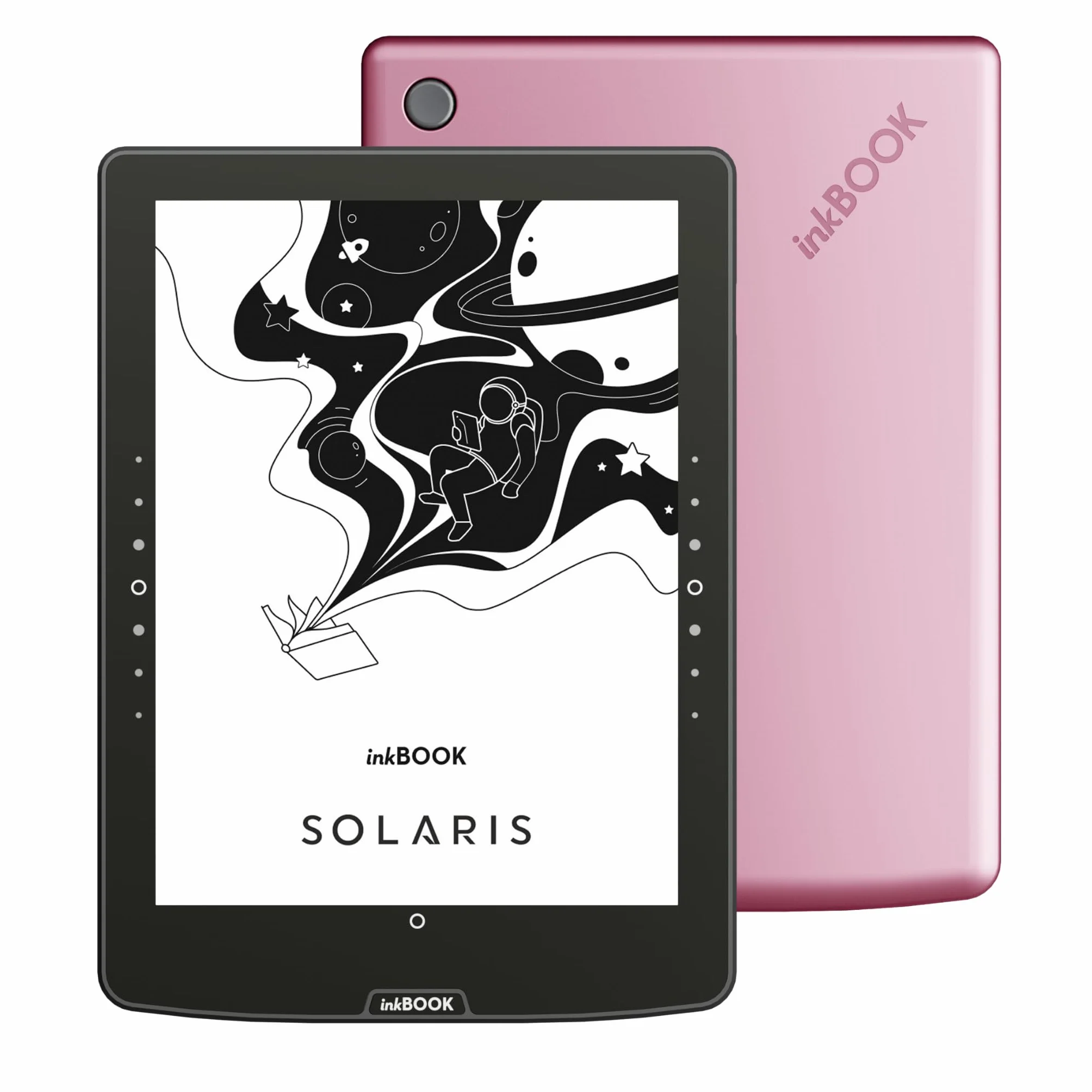 inkBOOK Solaris Pink | 6” czytnik ebooków | podświetlany ekran | aplikacje Kindle, Legimi, Empik Go Wattpad | audiobooki i TTS | bez reklam | polskie menu |