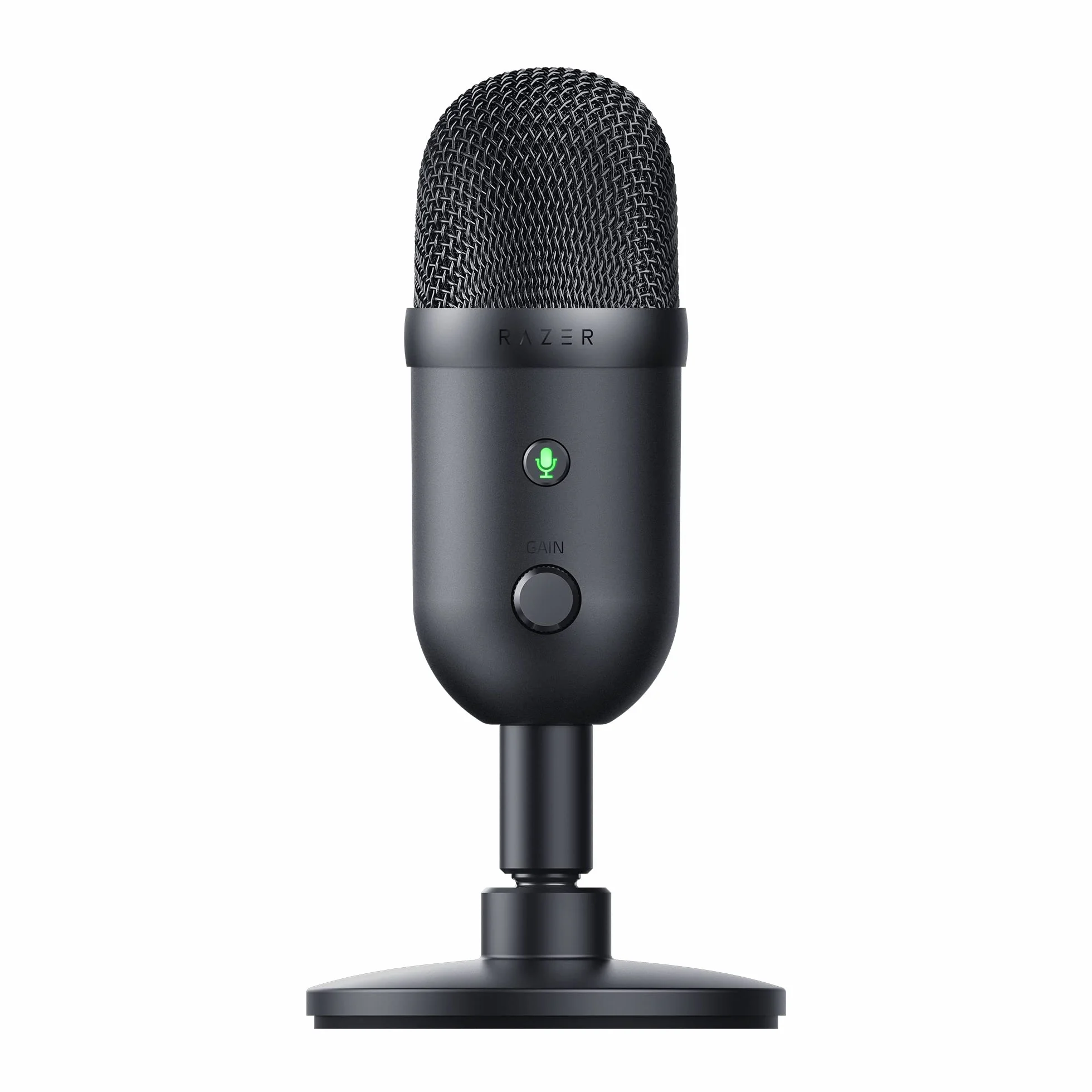 Razer Seiren V2 X USB Condenser Microphone Supercardioid Digital Limiter Mic Monitoring Gain Control