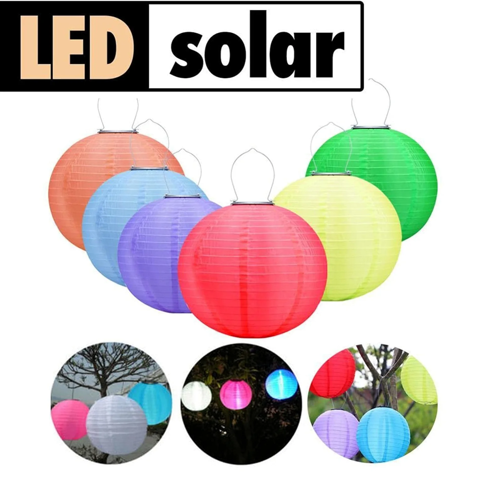3 szt./zestaw zasilany energią słoneczną wiszący lampion LED 12 cali wodoodporny akumulator nylonowe chińskie lampiony na zewnątrz wiszące dekoracje ogrodowe (kolor: czerwony)