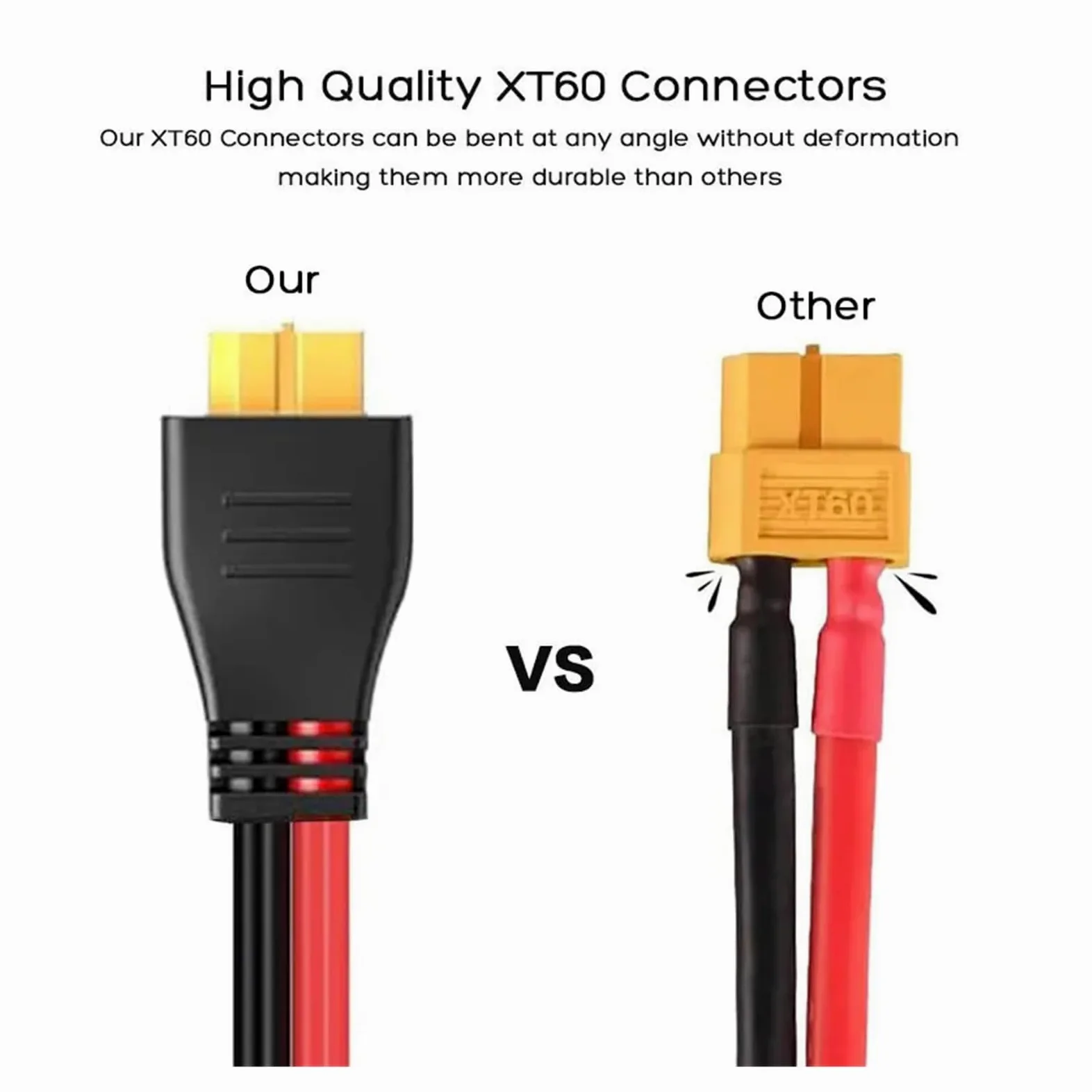 Kabel solarny 3 m 1,5 m, przyłącze do panelu słonecznego 12AWG na XT60 kabel adaptera do generatorów solarnych (3 m 10 stóp)