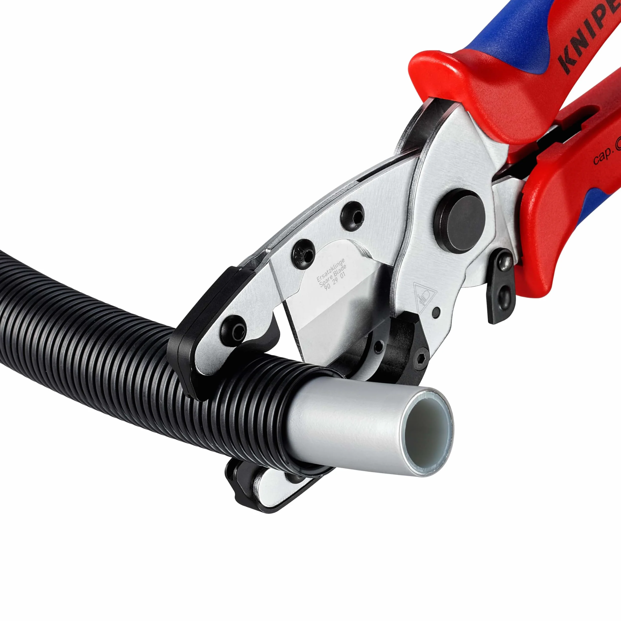 KNIPEX Obcinak do rur kompozytowych chromowany 210 mm 90 25 20