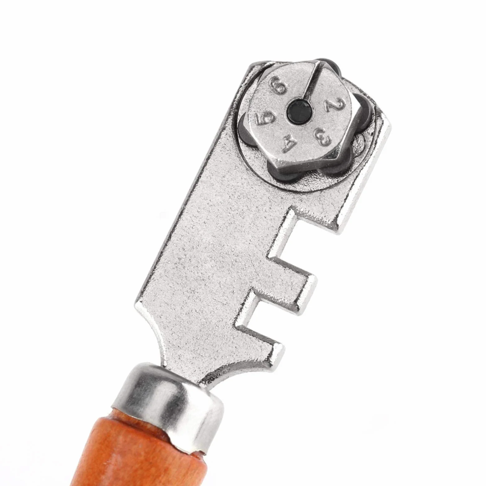 Akozon 130MM Profesjonalny przecinak do szkła (6-kierunkowa tarcza tnąca) - idealny do cięcia i malowania szklanych butelek, luster, szyb, półek itp