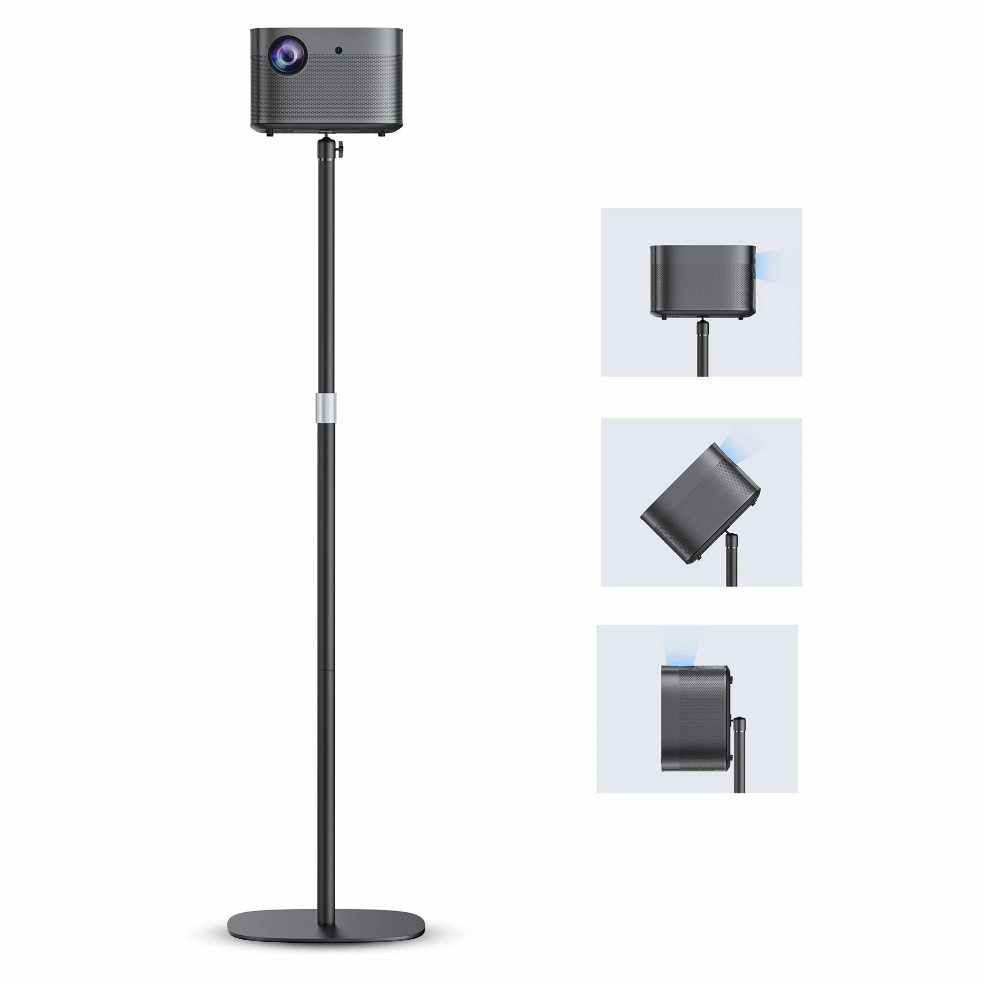 Stojak projekcyjny metalowy 50-125 cm obracany 360° stabilny