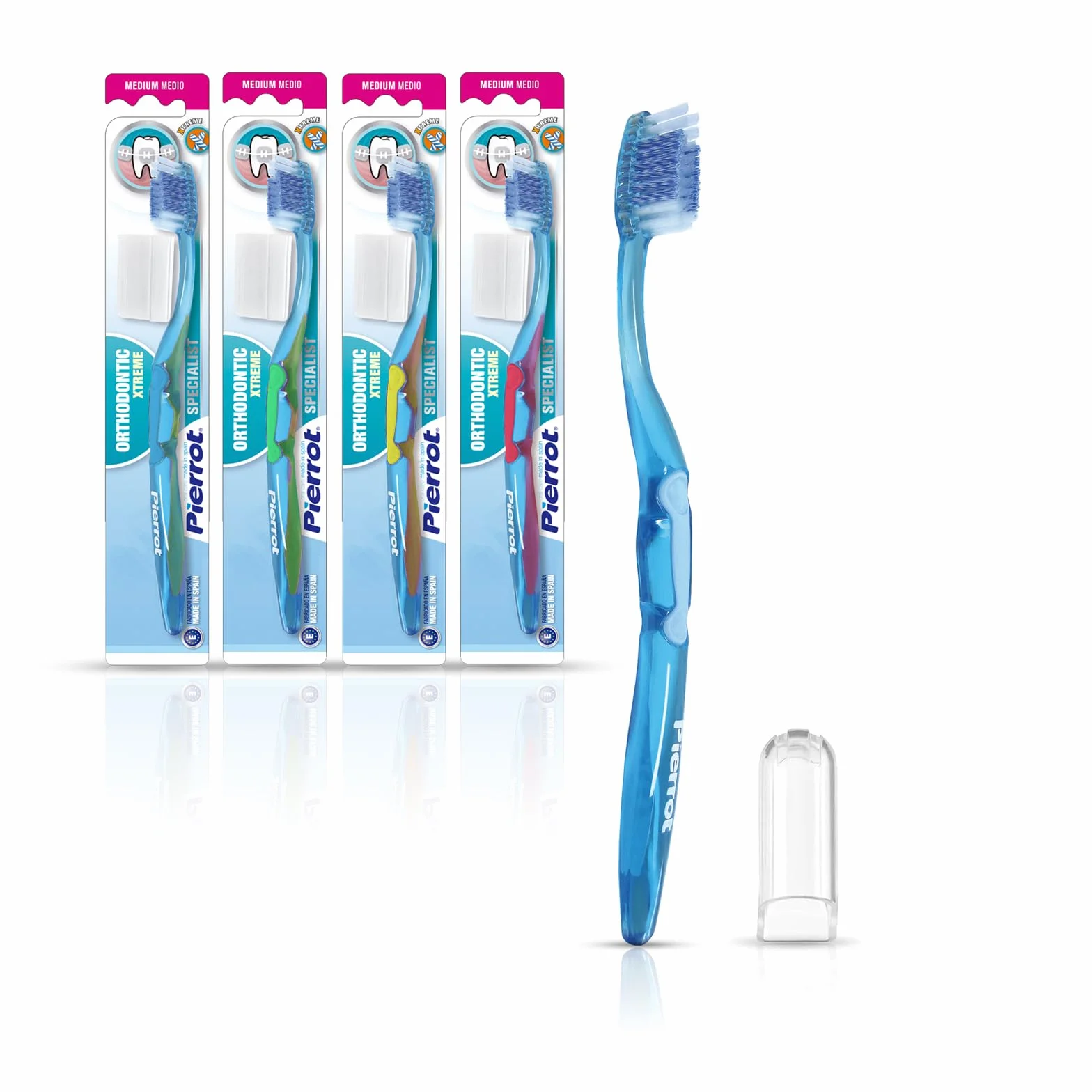 PIERROT Szczoteczka manualna 190mm Orthodontic Xtreme