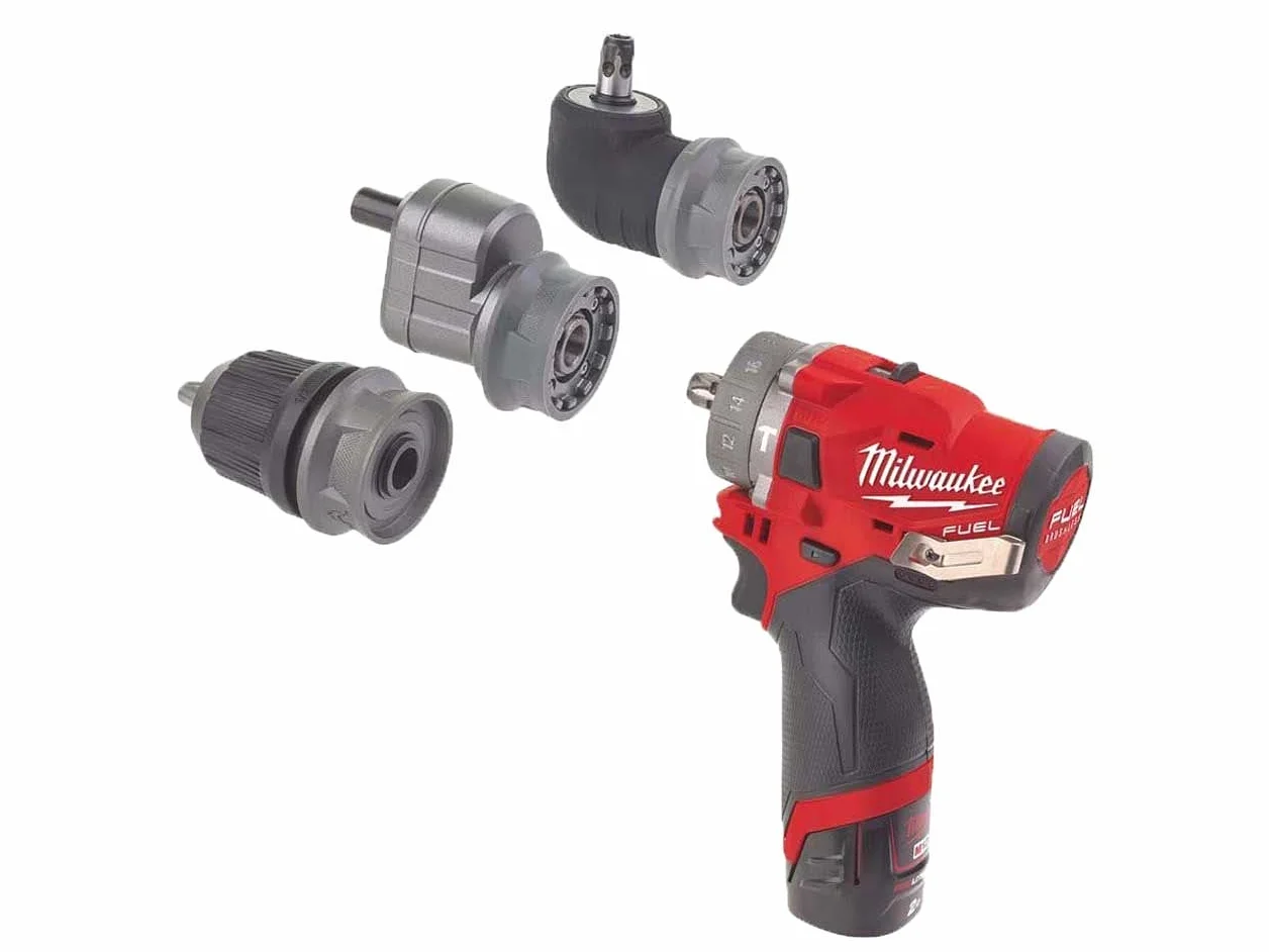 Milwaukee Milm12Fid0 Wkrętak Udarowy, Czerwony/Czarny, 19.5 x 7.4 x 16.8 cm