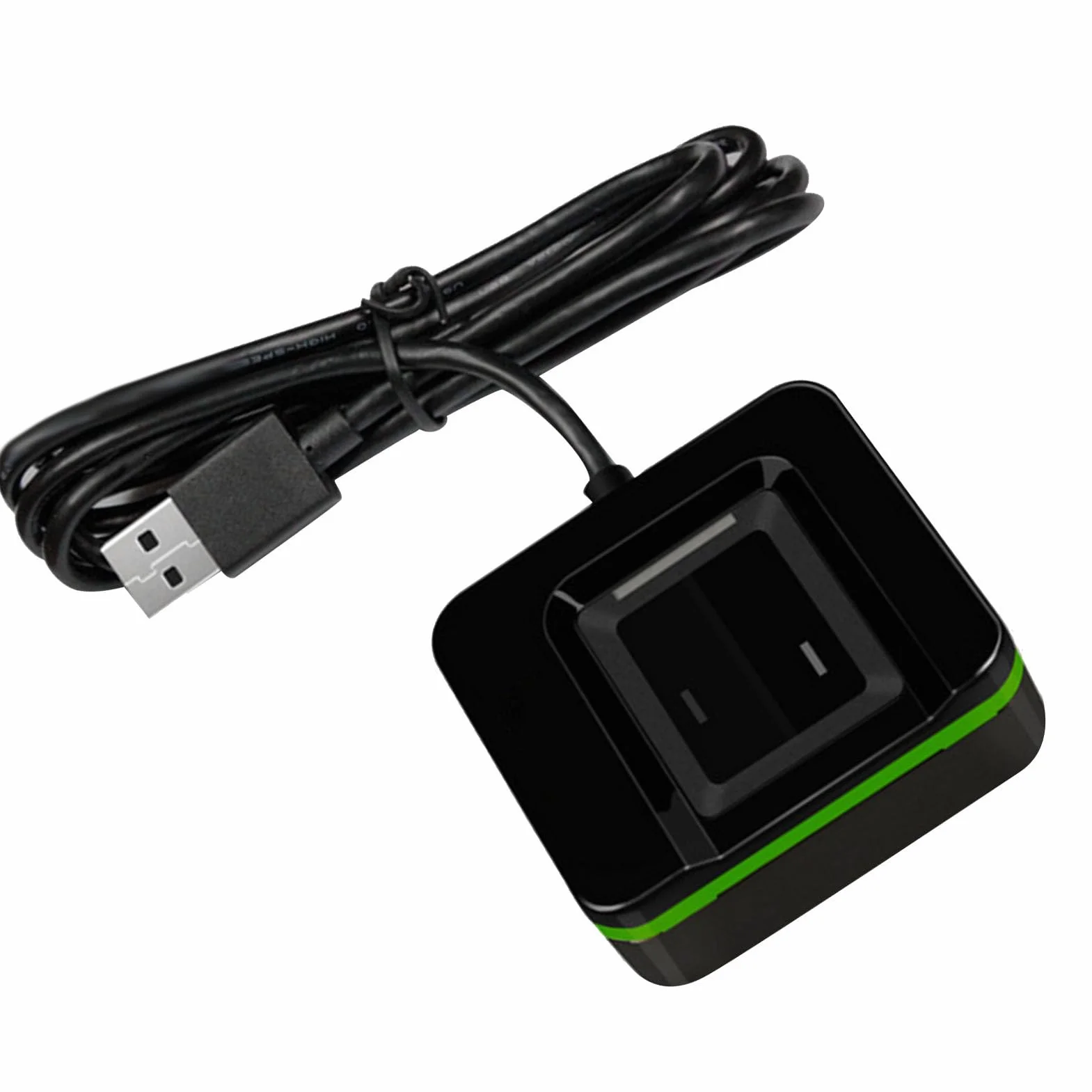 Generic Biometryczny Czytnik Linii Papilarnych USB Bezpieczny Skaner Linii Papilarnych do Komputera PC, Kabel 5,9FT do Użytku Biurowego/domowego (ZKLIVE20R)