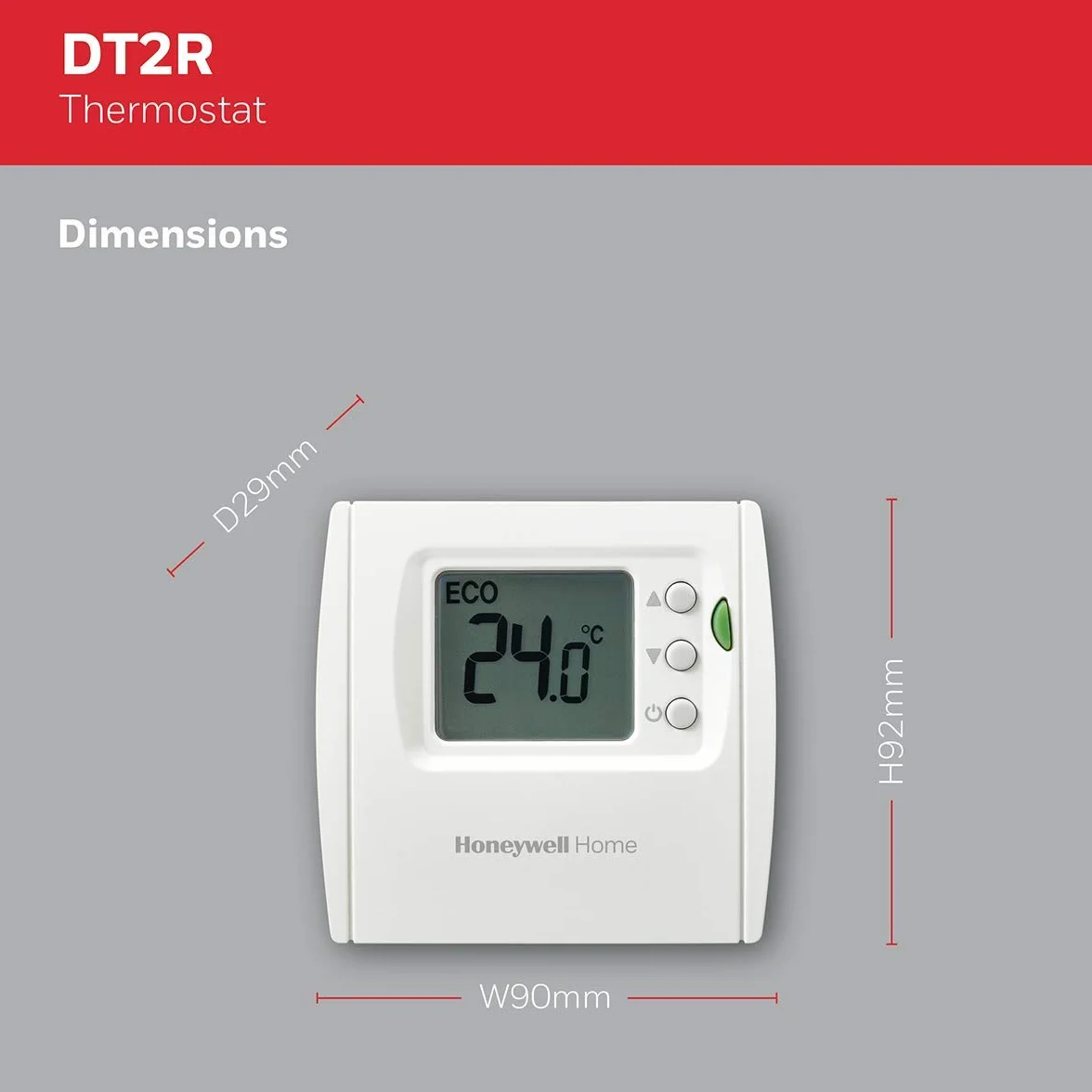 Honeywell Home THR840DEU DT2 termostat, biały