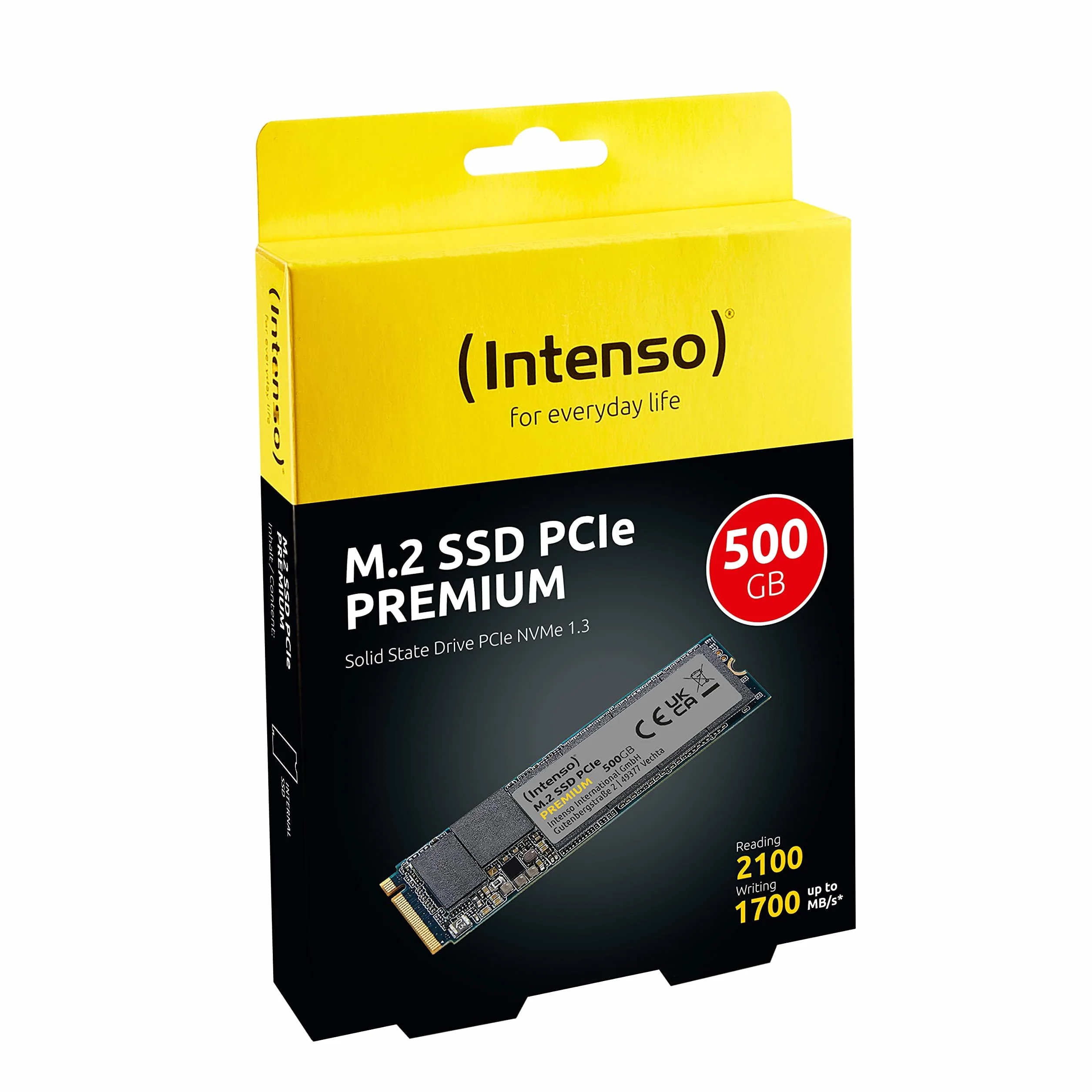 SSD Intenso 500GB M.2 2280 PCIe Premium Gen.3 x4 NVME 1.3 3835450