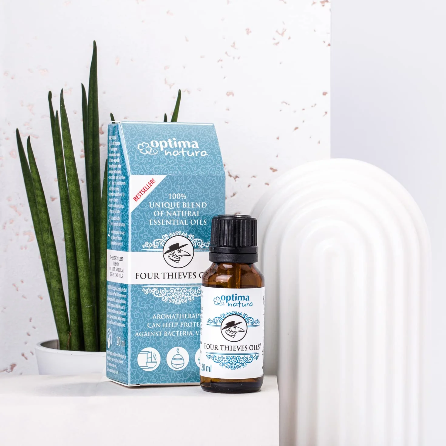 OPTIMA NATURA Olejek Złodziei, do kominka, do kąpieli, 20 ml