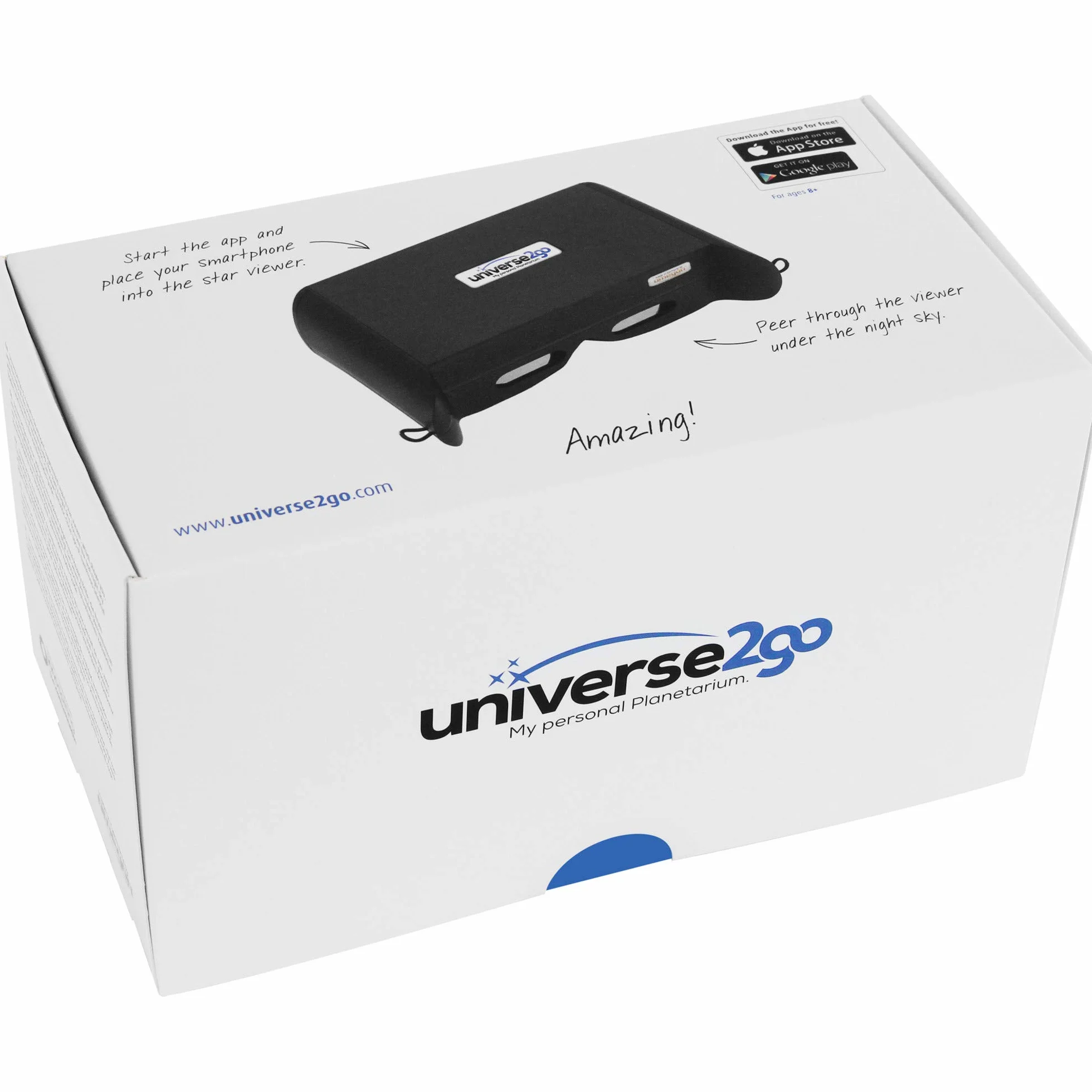 Omegon Universe2go planetarium domowe okulary z projektorem rzeczywistości rozszerzonej